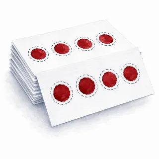 Dried blood spot cards